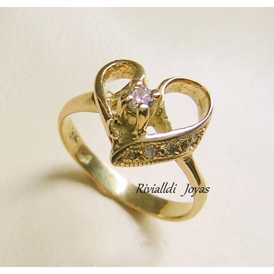 Anillo de compromiso Heart